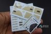 Quinta Studio QD32028 Bf 108 3D-Printed & coloured Interior on decal paper (for Eduard kit) 1/32